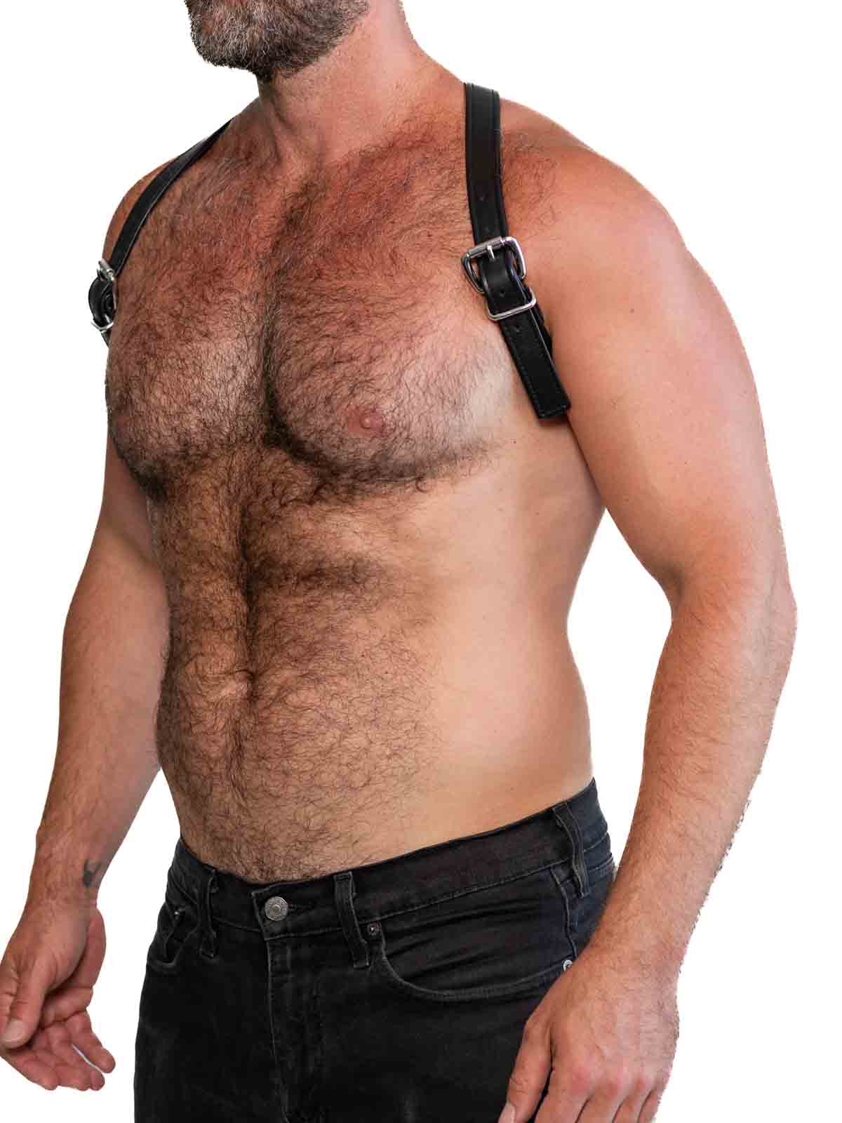 FK SPORT LEATHER Holster Harness Black w nickel
