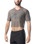 Flex Jersey - Charcoal Grey/Red Charcoal