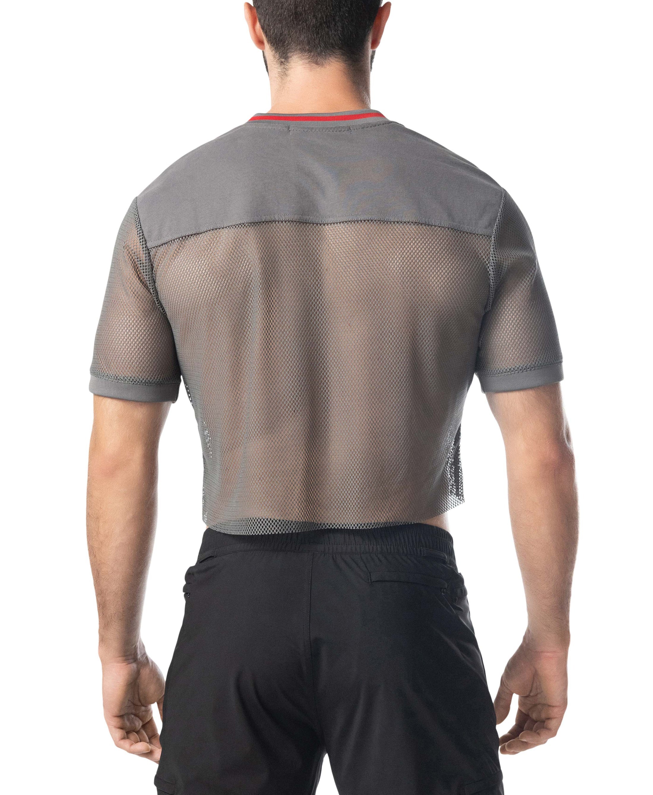 Flex Jersey - Charcoal Grey/Red