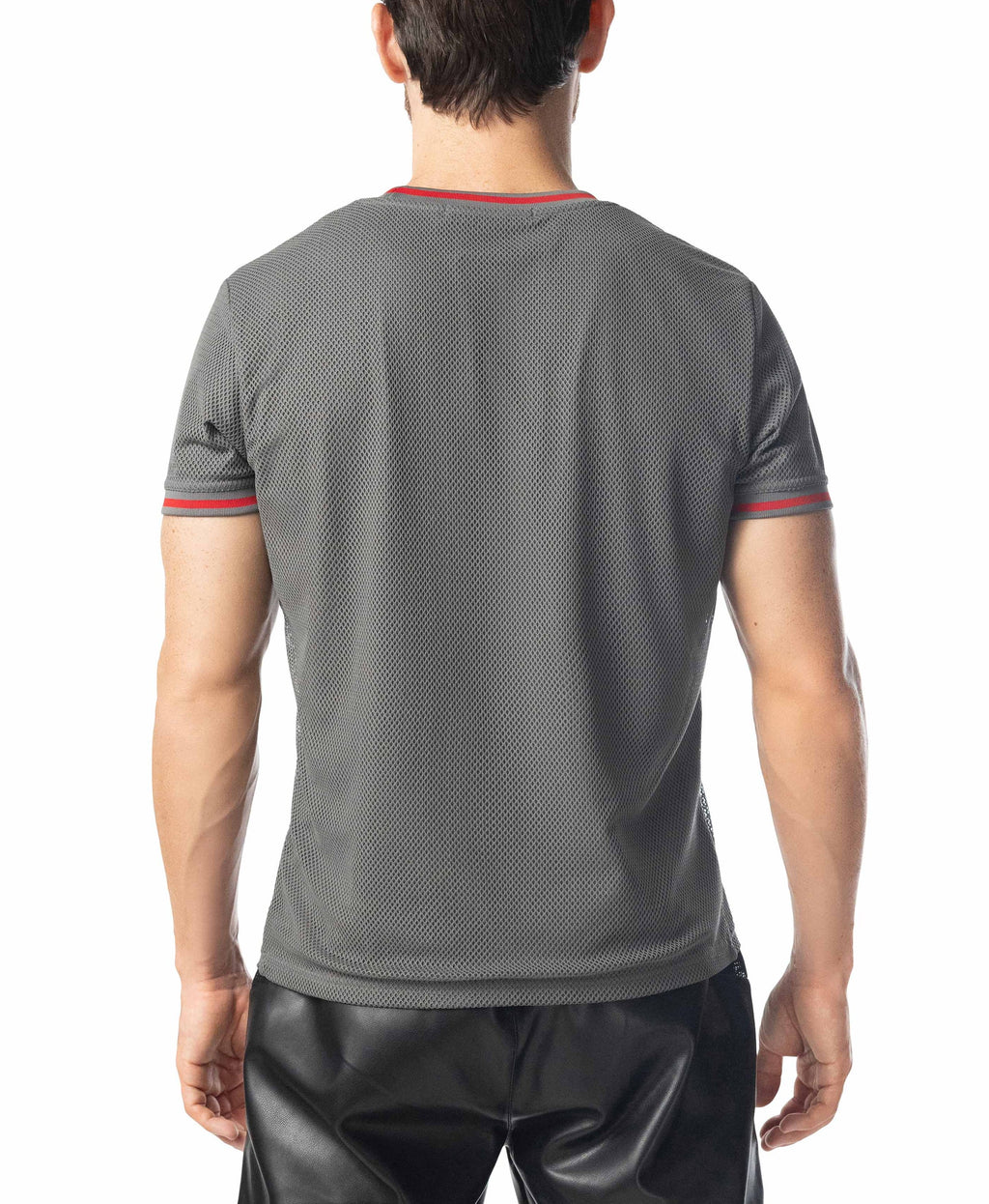 Flex Shirt - Charcoal Grey/Red