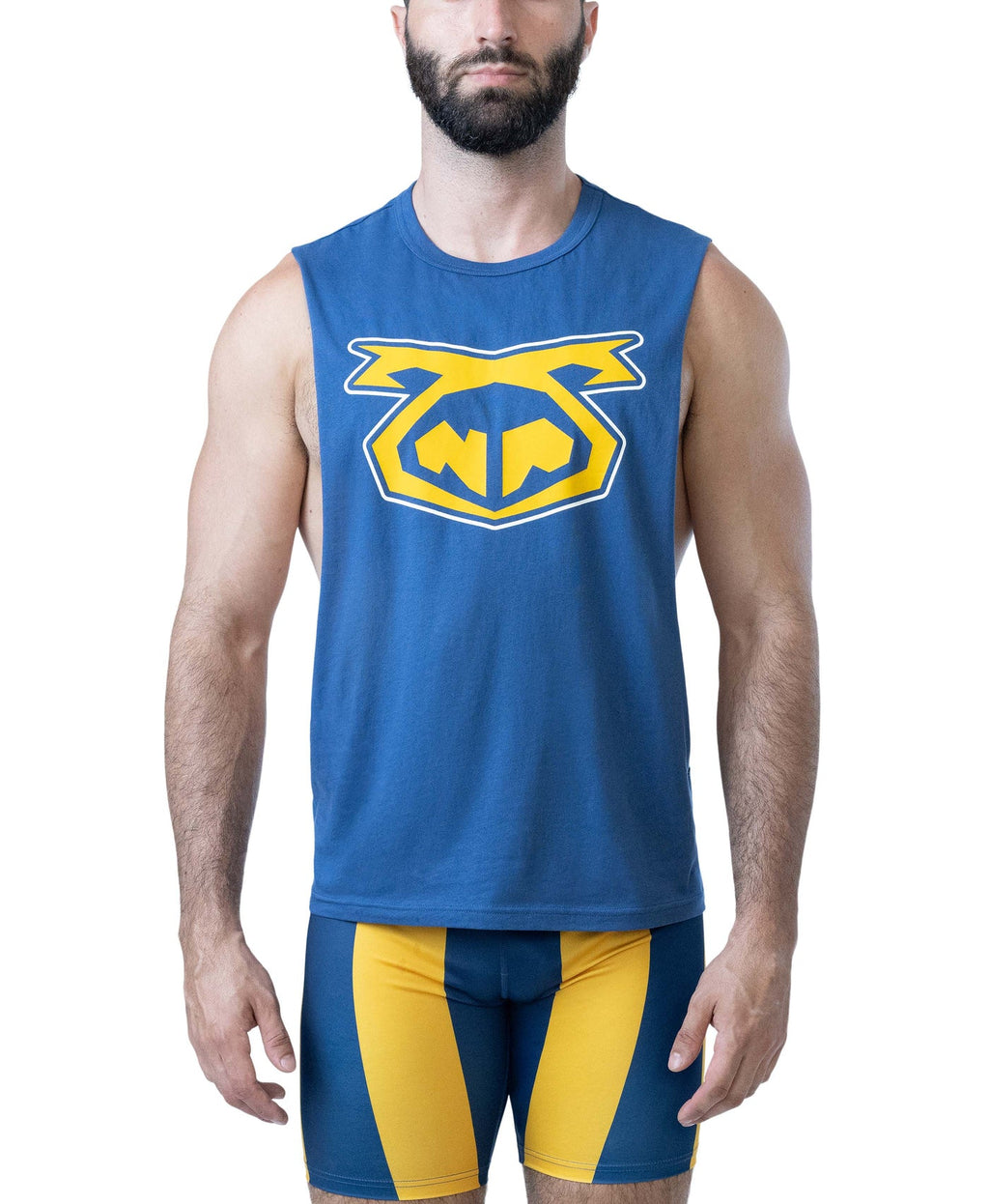Brandmark Shredder Tank Top 3.0 - Cadet Blue