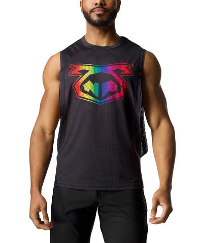 Prism Pride Shredder Tank Black