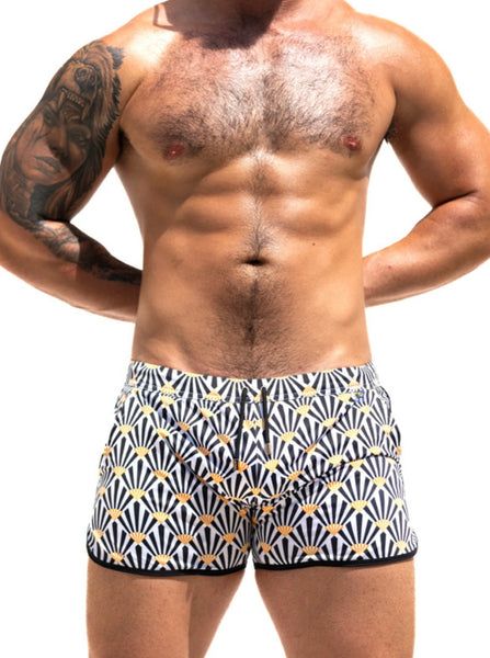 Slit Swim Short - Black Shell Black