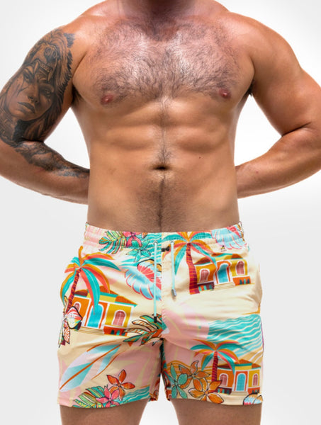 Beach House 7” Swim Short beige