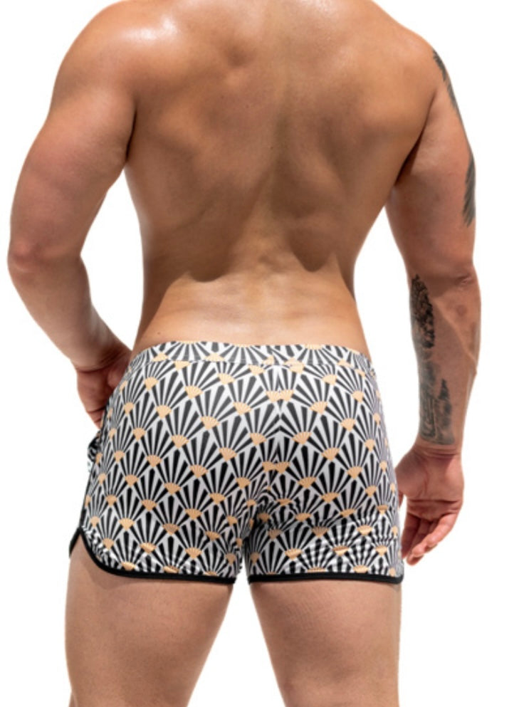 Slit Swim Short - Black Shell