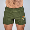 Bear Scratch Pocket Short Olive