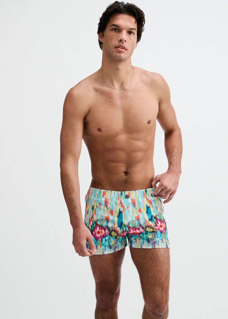 Drips Print Swim Short