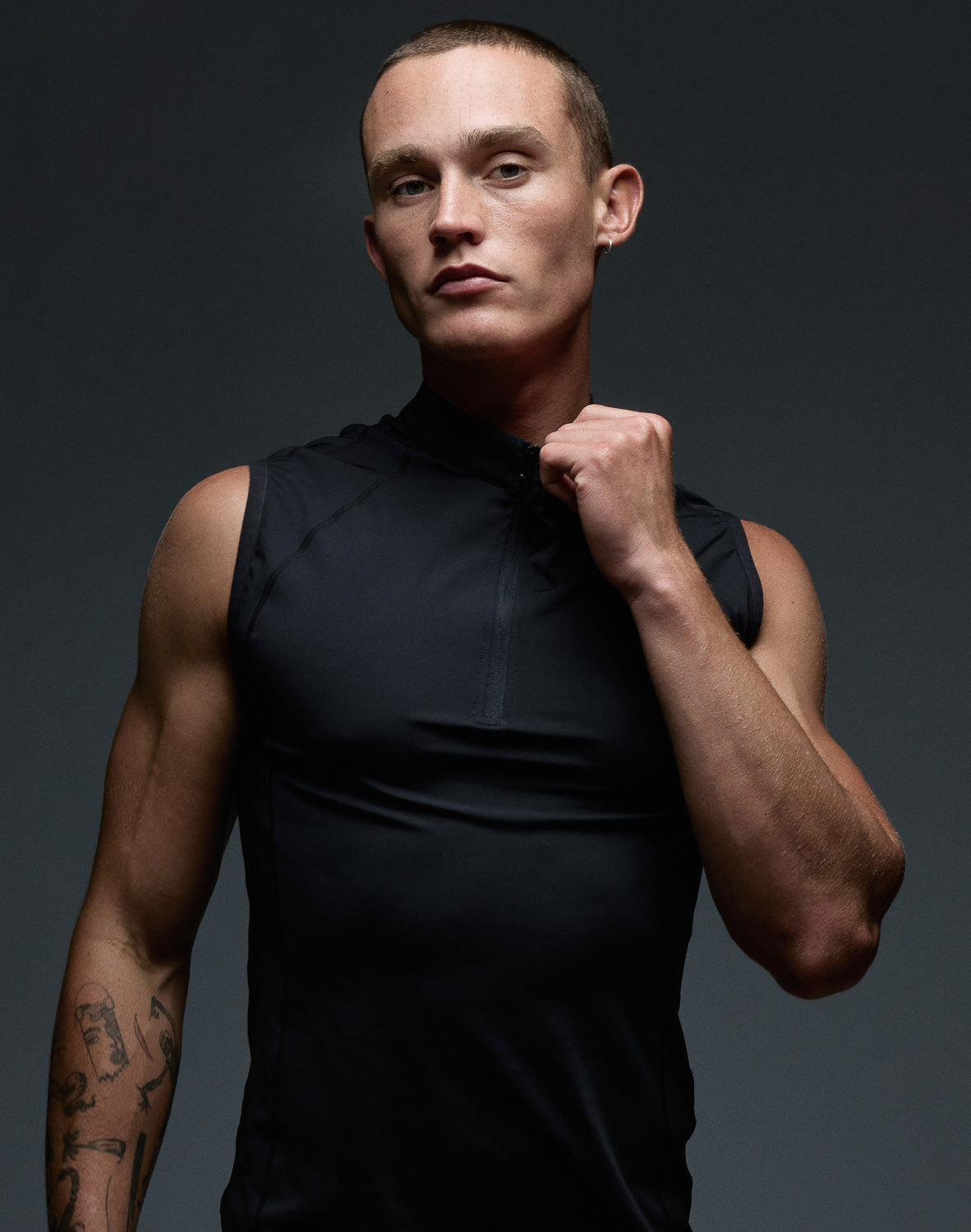 Gym2Street Half Zip Vest