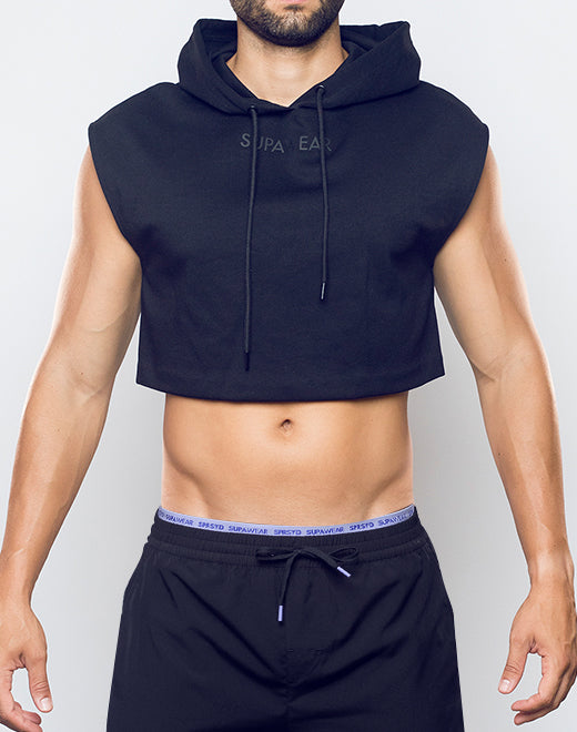 Cropped Hoodie 2.0 Black