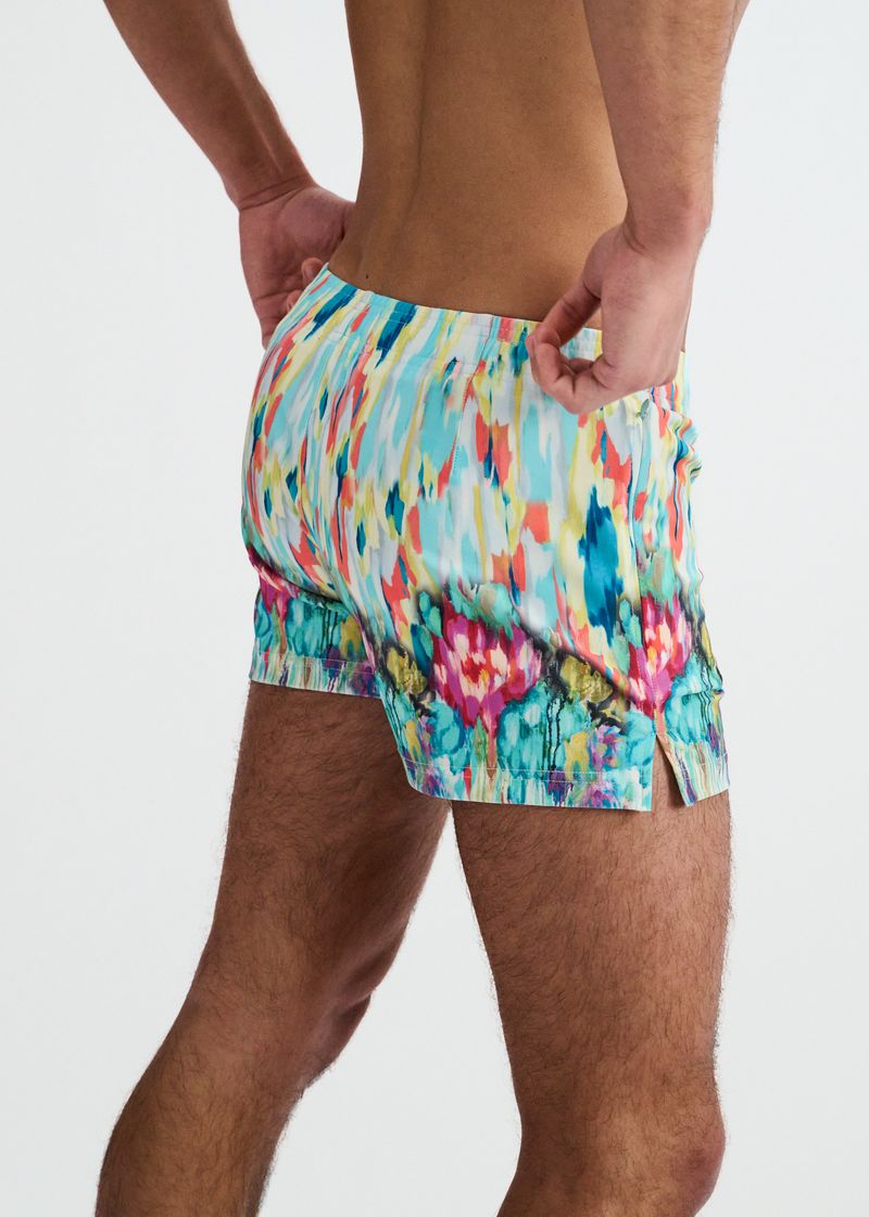 Drips Print Swim Short