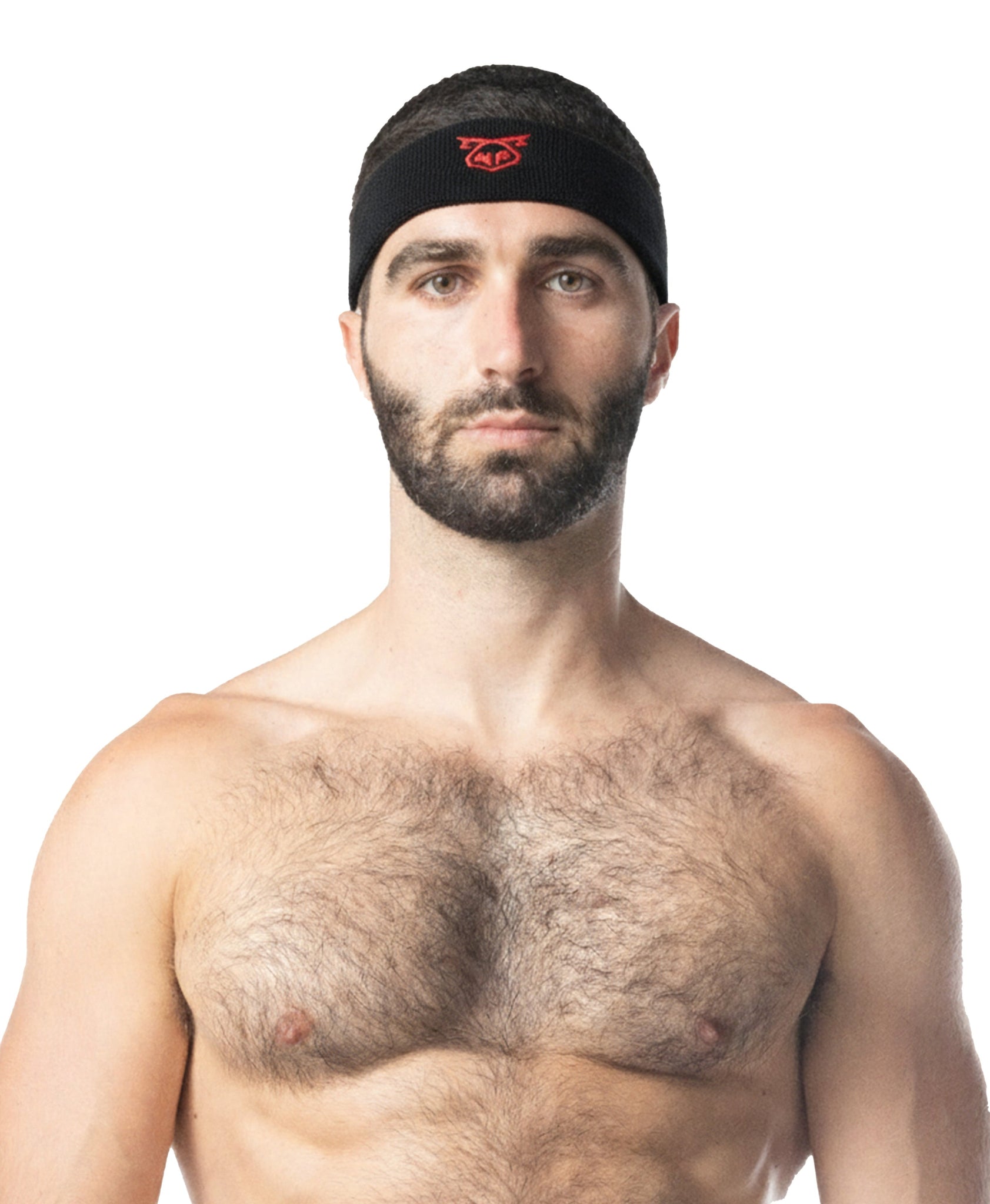 NP Snout Sweat Band - Blk/Red-O/S Black Red O S