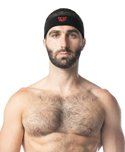 NP Snout Sweat Band - Blk/Red-O/S Black Red O S
