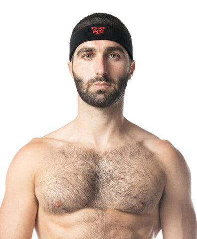 NP Snout Sweat Band - Blk/Red-O/S Black Red O S