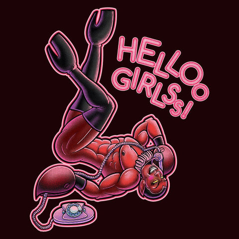 Hello Girls Tee - Black