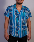 Bixi Wave Resort Shirt Blue