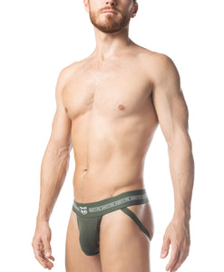 NP Core Jock - Army Green/White