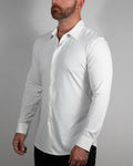 Solid Long Sleeve Shirt Off White