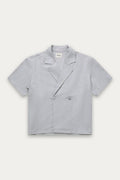 Breasted Shirt Light Grey
