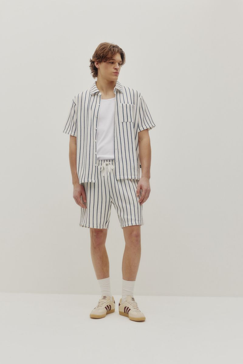 Crochet Stripe Shirt