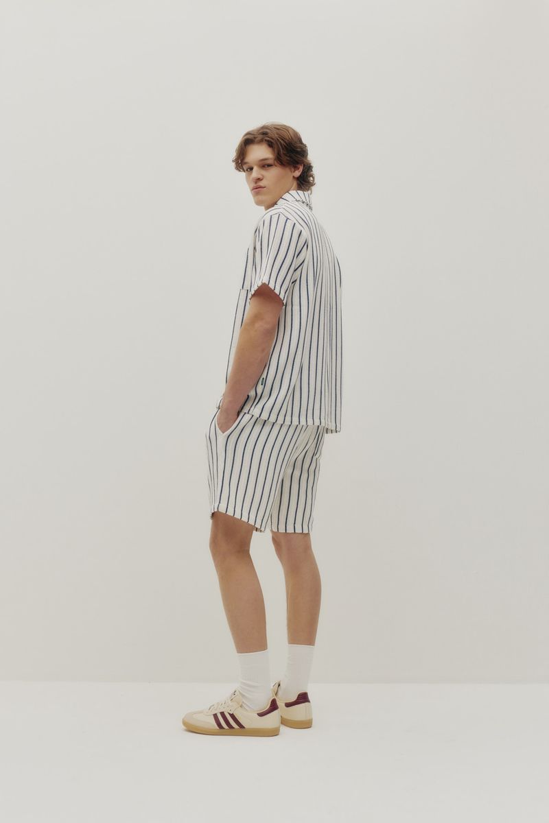 Crochet Stripe Shirt