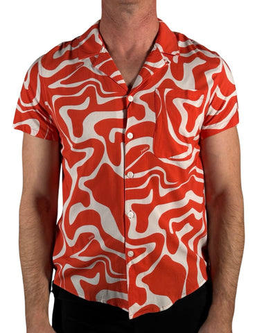 Heat Wave Resort Shirt Red