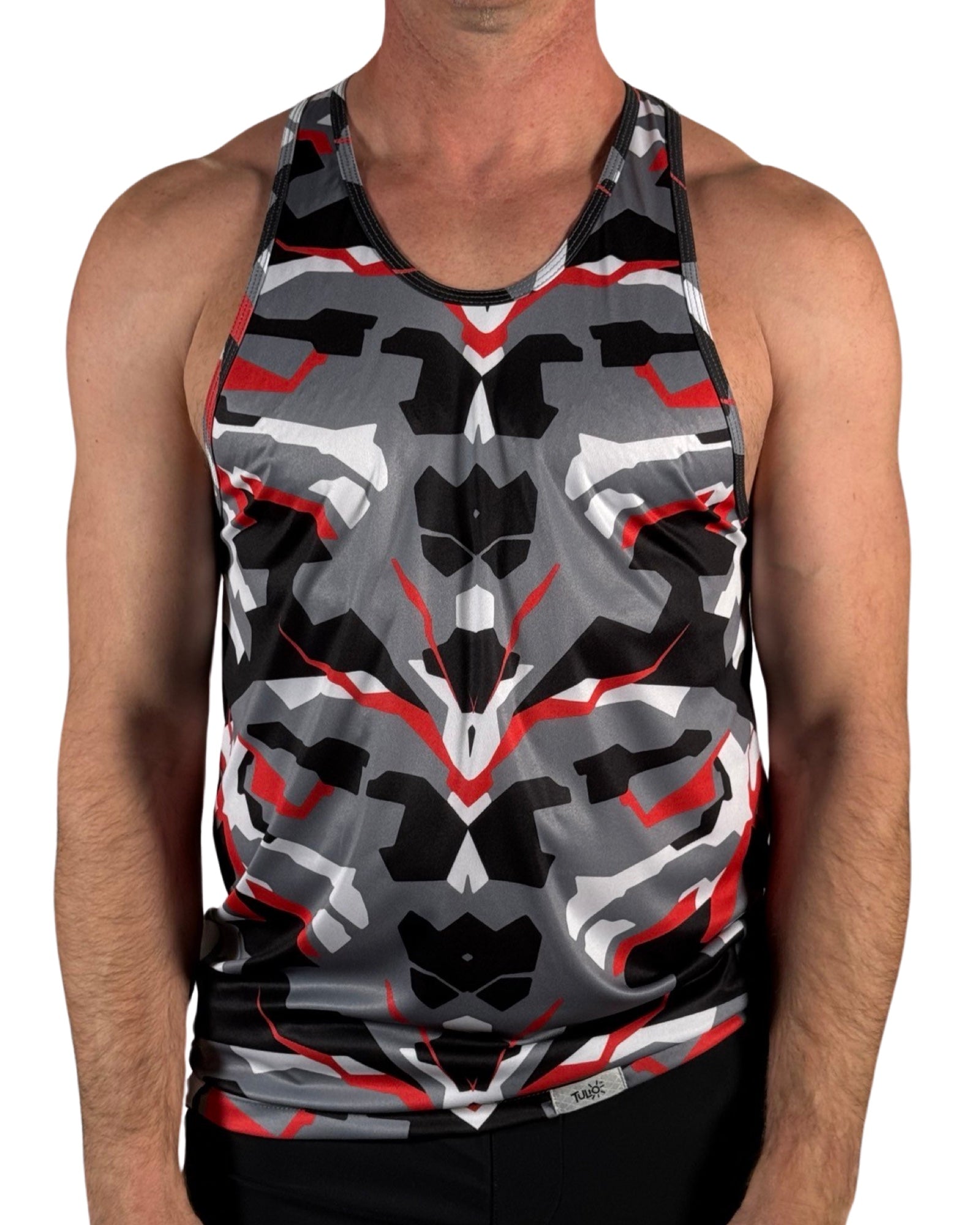 Camo Tank Top Red