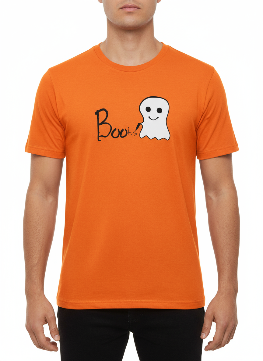 BOO boobs T-Shirt Orange