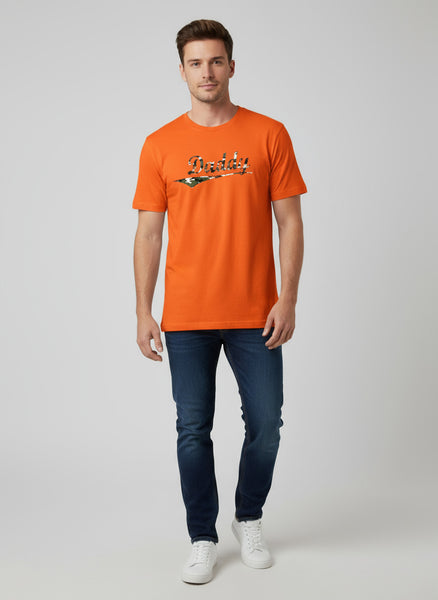 Daddy Tee - Camo Orange