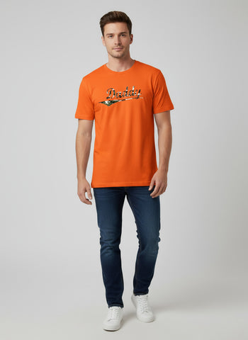 Daddy Tee - Camo Orange