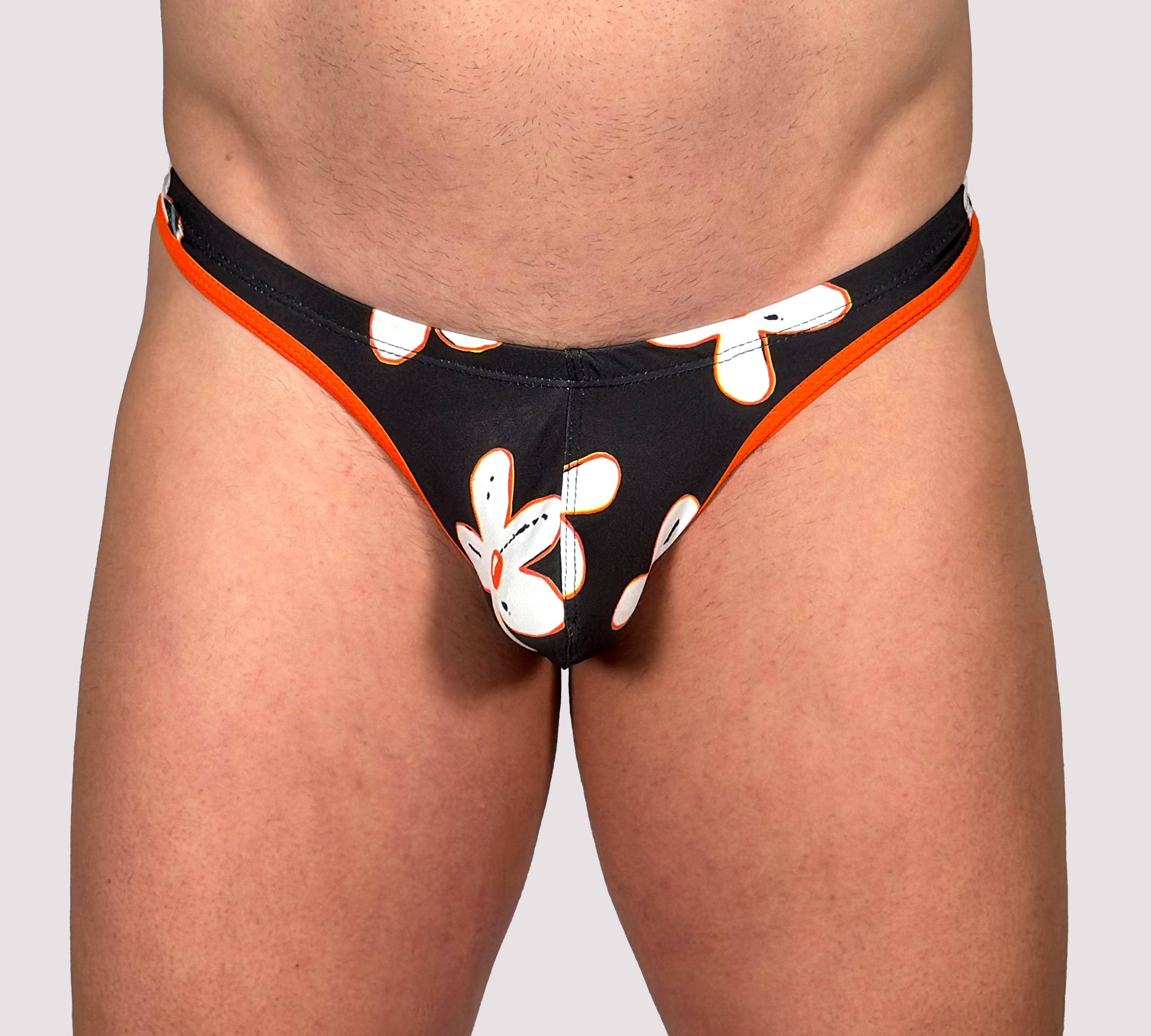 Dayse Print Thong Black