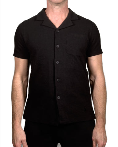 Rib Yacht Shirt Black