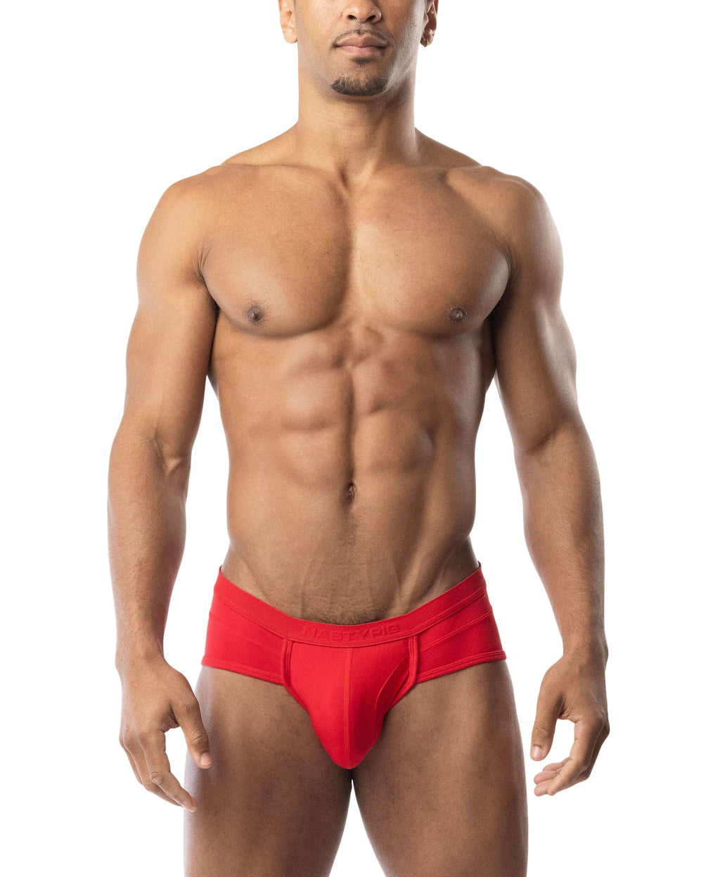 Indulge U-Front Brief Red