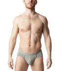 Indulge U-Front Brief - Sage Green Sage