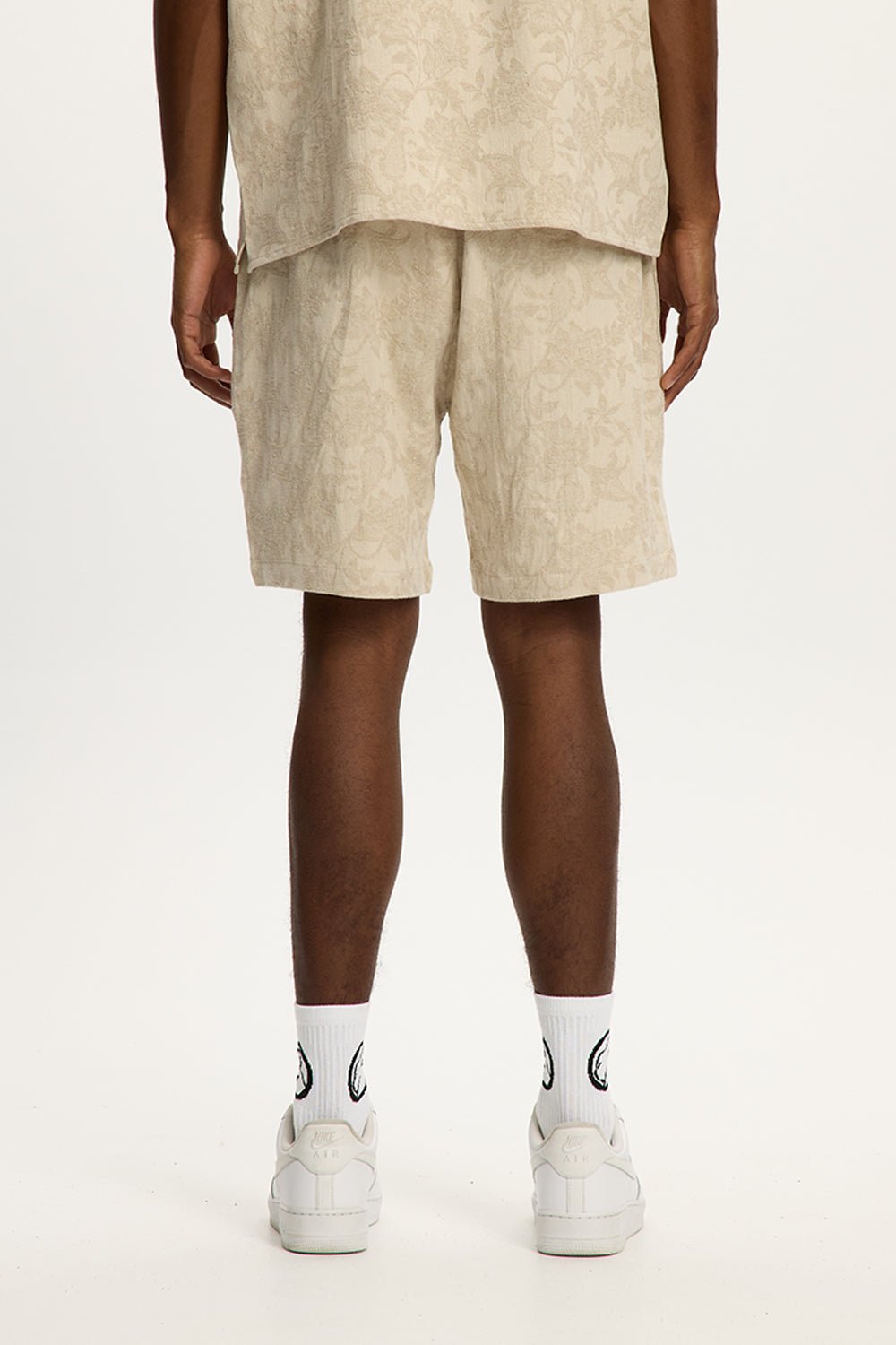 Jacquard Linen Short