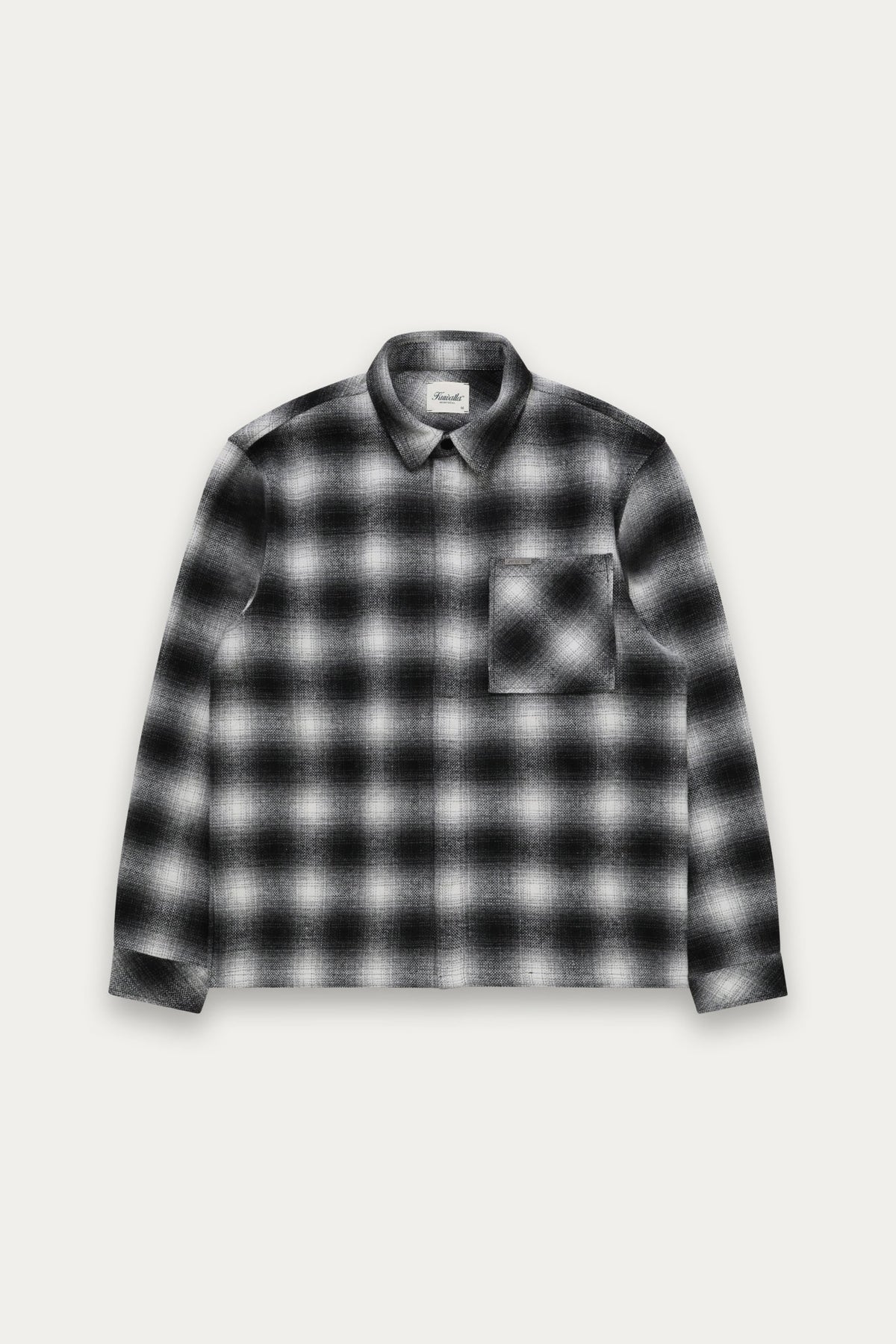 Plaid Pocket Shirt Black