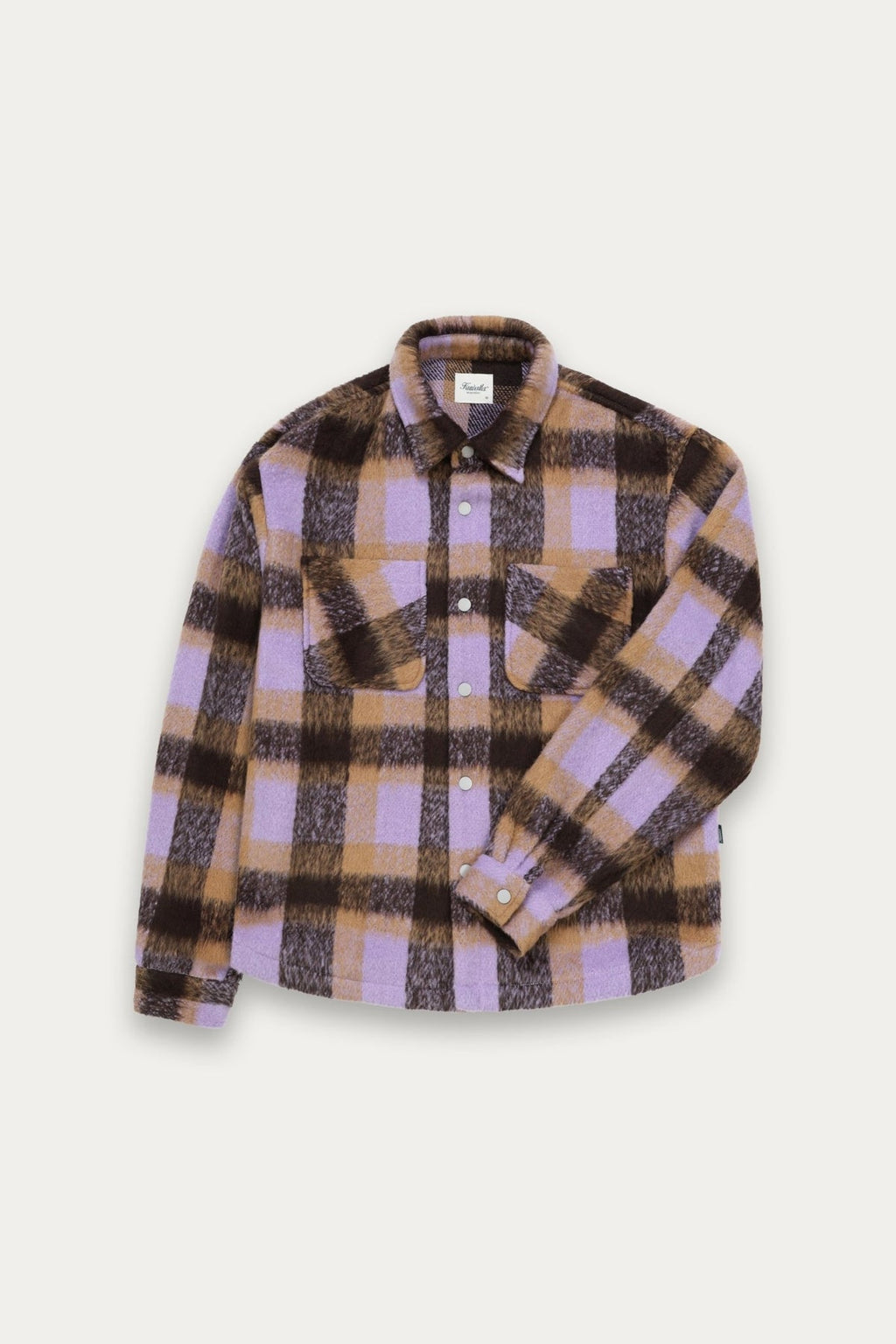 Snap Plaid Overshirt