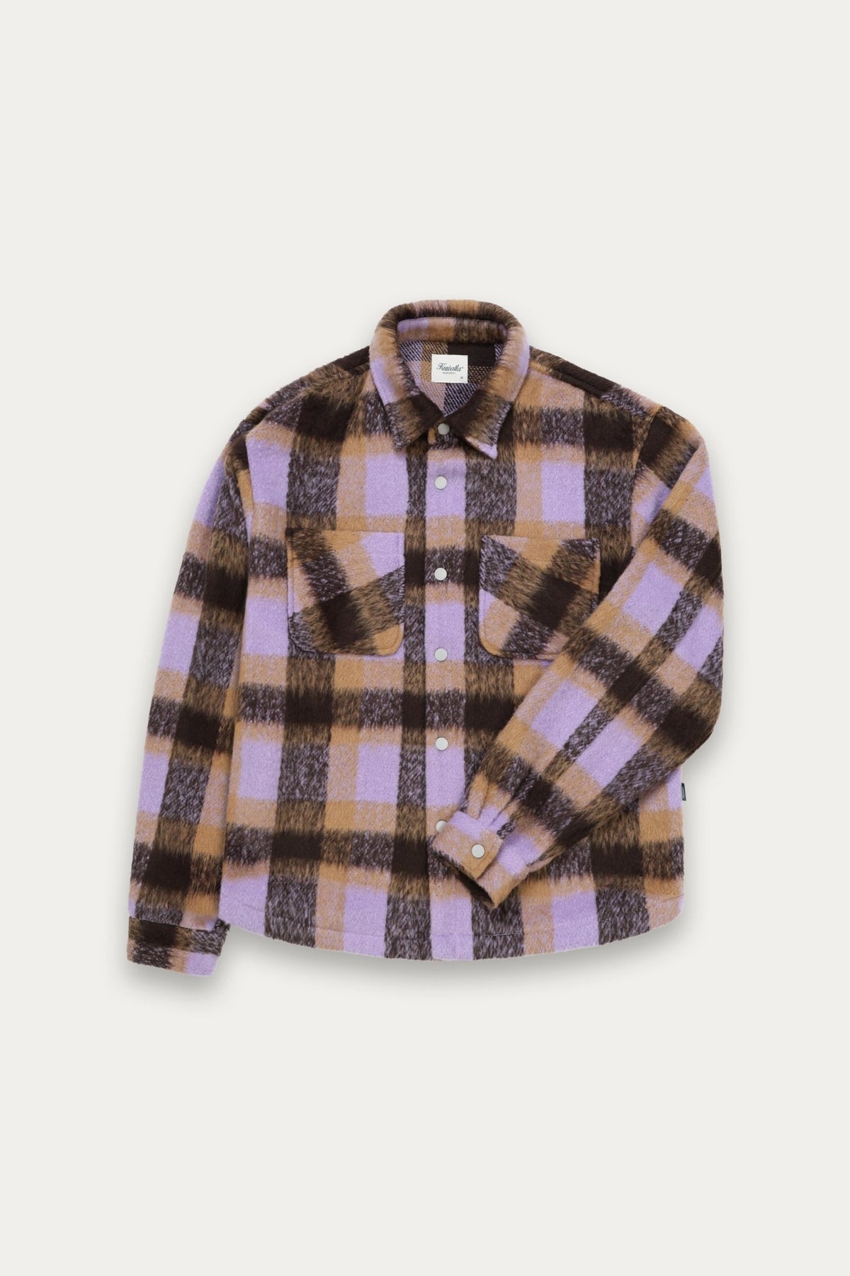 Snap Plaid Overshirt