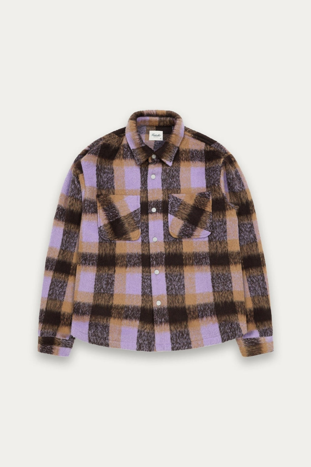 Snap Plaid Overshirt
