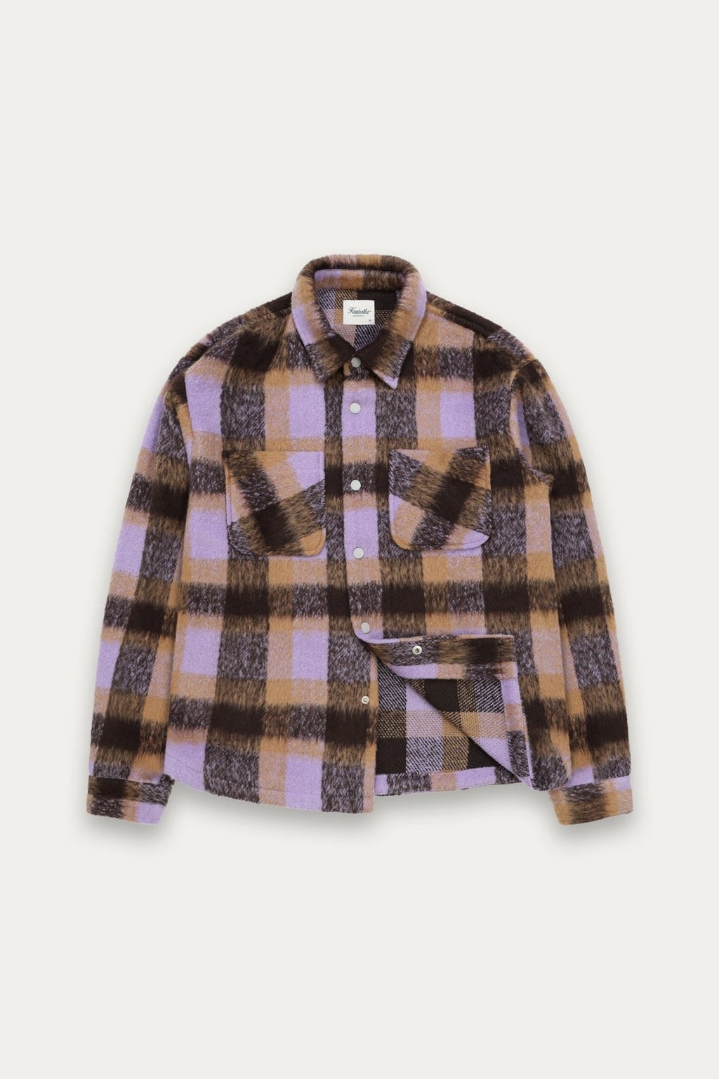Snap Plaid Overshirt