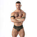 Sweat It Jock Brief Army Green