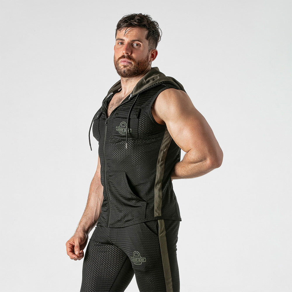 Look At Hoody Tank Army Green