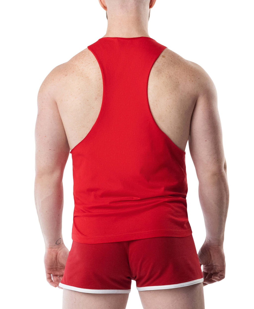 Lift Club Skank Tank-Black/Red