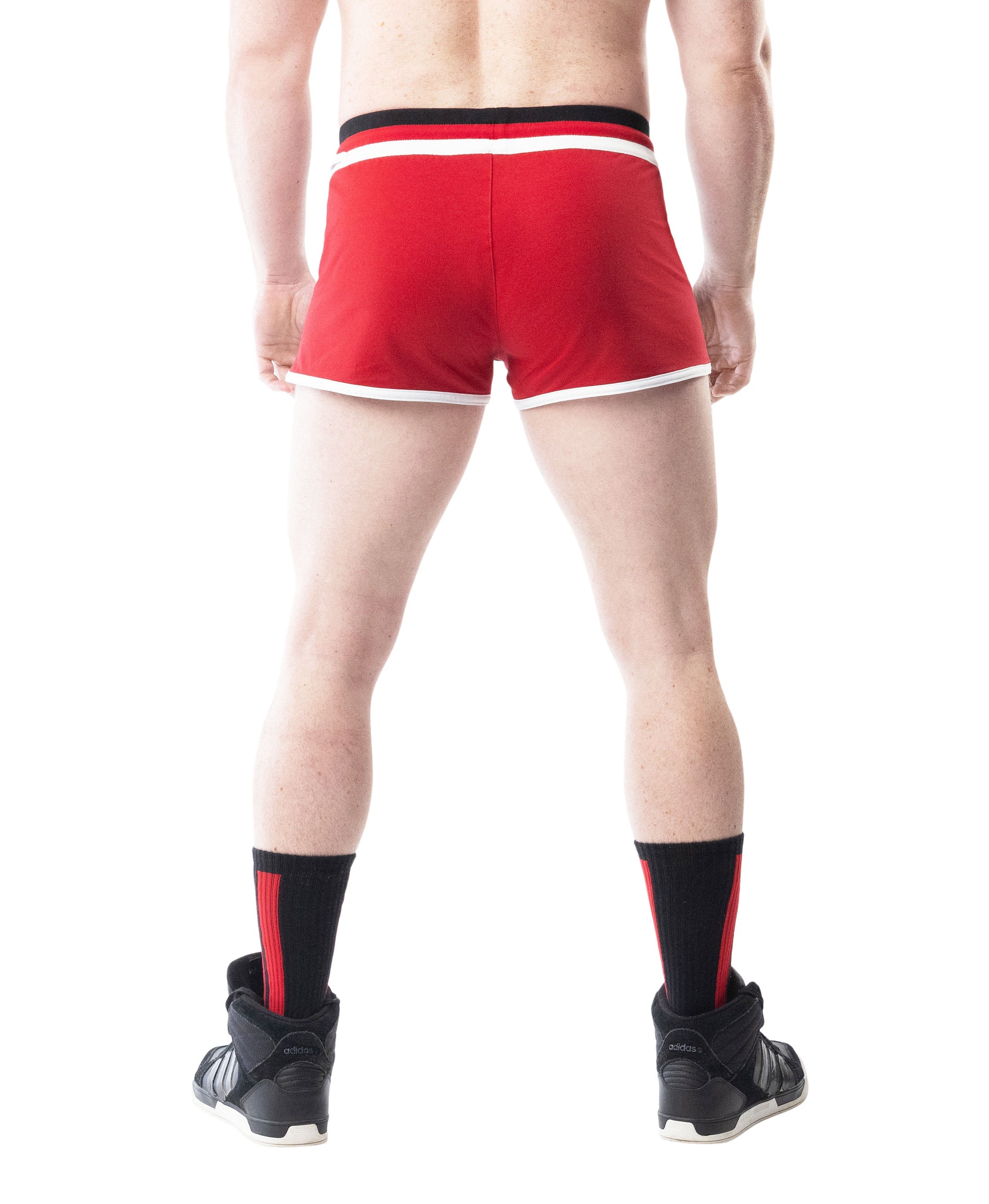 Lift Club Trunk Short - Black/Red