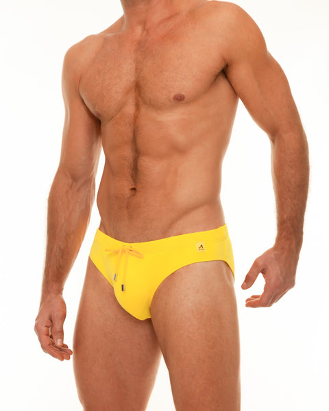 AW Solid Swim Bikini Yellow