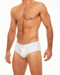 AW Solid Swim Brief White