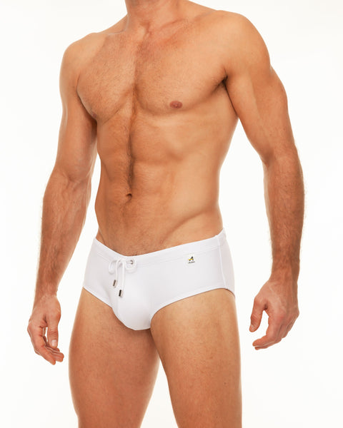 AW Solid Swim Brief White