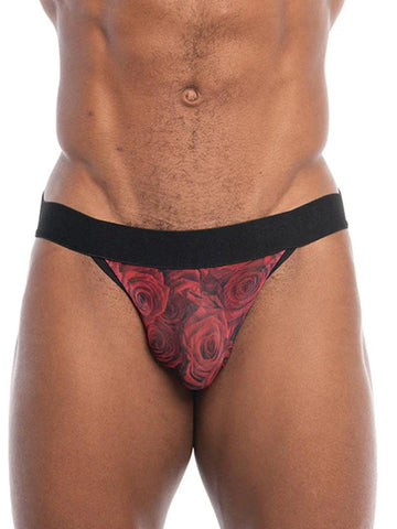 FK SPORT Mesh Jock - Floral Pattern Red