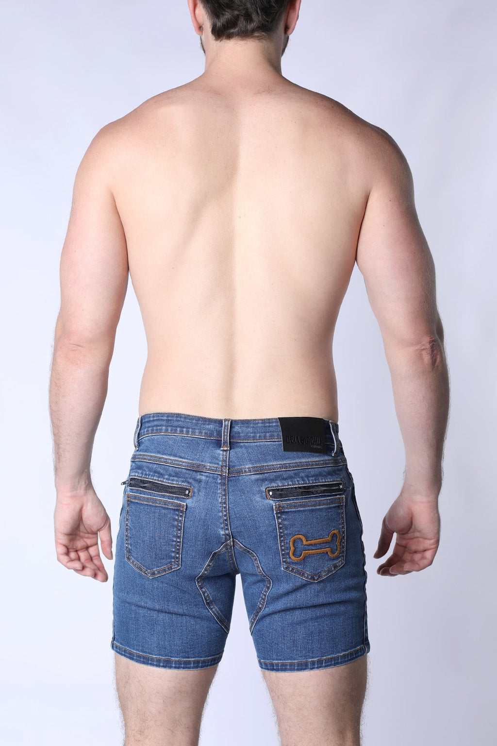 Muzzle Up Denim Zipper Short