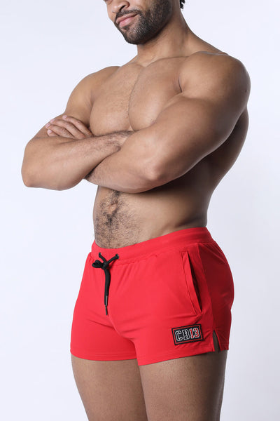 Muzzle Up Athletic Short Red