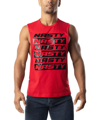 Nasty Shredder Tank Red Black